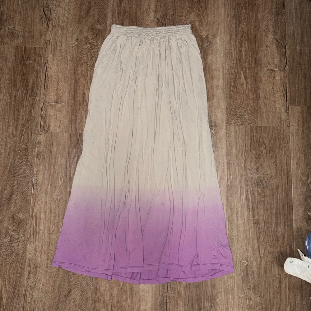 Purple Ombre Maxi Skirt